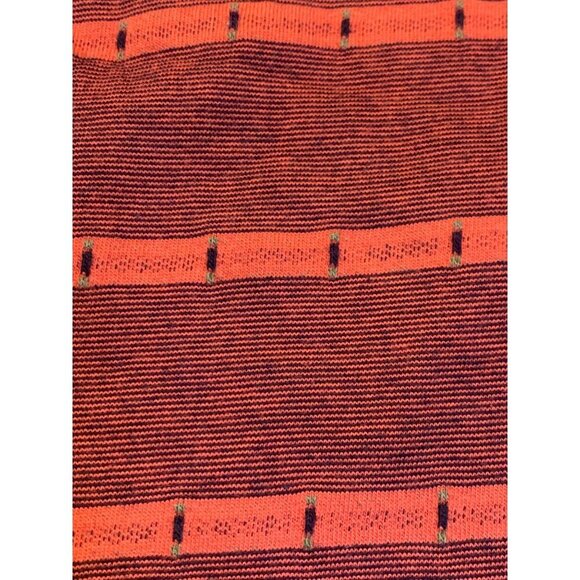 Vintage 90s IZOD Club Coral Brocade Polo Shirt Small - Picture 6 of 6